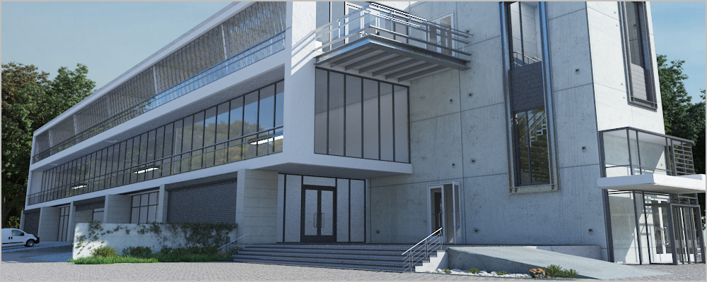 Rhein-Ahr Campus Architectural visualization