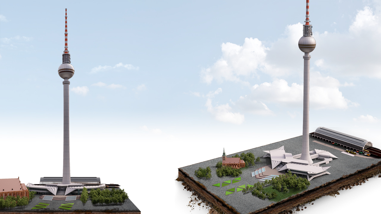 Alexanderplatz 3D Infographic