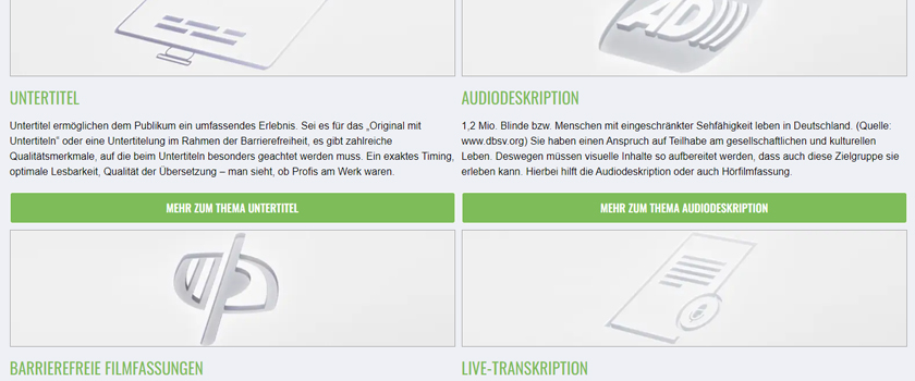 Digital Artist Services - Accessibility